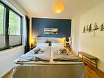 Schlafzimmer - Ferienwohnung Strandkorb & Mee(h)r Parkvillen Carlota und Candela Baabe - Top-Hundeurlaub