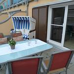 Terrasse - Kurpark Carré 25 Meeresglück - Top-Hundeurlaub