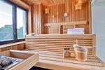 Sauna - Ferienwohnung Strandloft 12 im Haus Düne 7 Prora - Top-Hundeurlaub