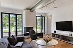 Wohnzimmer - Ferienwohnung Ostseeloft 5 im Haus Prora Düne 7 - Top-Hundeurlaub