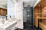 Badezimmer - Ferienwohnung Ostseeloft 5 im Haus Prora Düne 7 - Top-Hundeurlaub