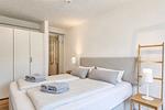 Schlafzimmer - Ferienwohnung Ostseeloft 5 im Haus Prora Düne 7 - Top-Hundeurlaub