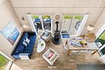 Wohnzimmer - Ferienhaus Hygge Hus Olpenitz - Top-Hundeurlaub