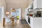 Küche / Küchenzeile - Ferienhaus Hygge Hus Olpenitz - Top-Hundeurlaub
