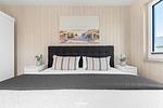 Schlafzimmer - Ferienhaus Hygge Hus Olpenitz - Top-Hundeurlaub