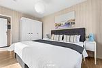 Schlafzimmer - Ferienhaus Hygge Hus Olpenitz - Top-Hundeurlaub