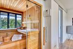 Sauna - Ferienwohnung Meerlounge 15 im Haus Düne 7 Prora - Top-Hundeurlaub