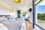 Schlafzimmer - Ferienwohnung Meerlounge 15 im Haus Düne 7 Prora - Top-Hundeurlaub