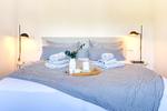 Schlafzimmer - Ferienwohnung Meerlounge 15 im Haus Düne 7 Prora - Top-Hundeurlaub