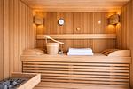 Sauna - Ferienwohnung Lotsenloft 16 im Haus Düne 7 - Top-Hundeurlaub