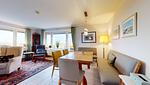 Wohnzimmer - Haus Oberberg - Top-Hundeurlaub
