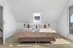 Schlafzimmer - Ferienhaus Nordseeresort 68 Moin Büsum - Top-Hundeurlaub
