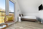 Schlafzimmer - Ferienhaus Nordseeresort 68 Moin Büsum - Top-Hundeurlaub