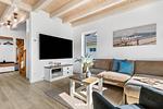 Wohnzimmer - Ferienhaus Nordseeresort 68 Moin Büsum - Top-Hundeurlaub