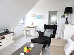 Wohnzimmer - Fernsicht 12E, DG - Top-Hundeurlaub