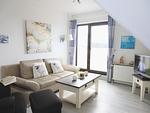 Wohnzimmer - Fernsicht 12E, DG - Top-Hundeurlaub