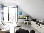 Wohnzimmer - Fernsicht 12E, DG - Top-Hundeurlaub