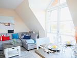 Wohnzimmer - Norderstr. 55c, Whg. 11, DG, Sundowner - Top-Hundeurlaub