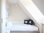 Schlafzimmer - Norderstr. 55c, Whg. 11, DG, Sundowner - Top-Hundeurlaub