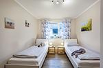 Schlafzimmer - Wellnes Bungalow Sanddüne - Top-Hundeurlaub
