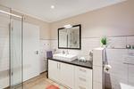 Badezimmer - Wellnes Bungalow Sanddüne - Top-Hundeurlaub