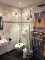 Modernisiertes Badezimmer - Ferienwohnung Storchennest - Top-Hundeurlaub