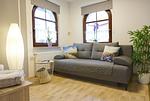 Bequeme Schlafcouch - Aufbettung für 2 Personen - Ferienwohnung Storchennest - Top-Hundeurlaub