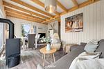 Wohnzimmer - Ferienhaus Jette Olpenitz - Top-Hundeurlaub