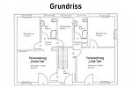 Grundriss - Lüttje Tide - Top-Hundeurlaub