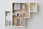Grundriss - Ferienwohnung Strandblick 4 - Top-Hundeurlaub