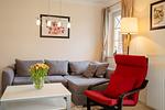 Wohnzimmer - Kavelweg 33a Villa Arielle Wohnung 2 - Top-Hundeurlaub