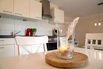 Küche / Küchenzeile - Kavelweg 33a Villa Arielle Wohnung 2 - Top-Hundeurlaub