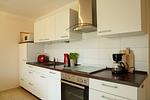 Küche / Küchenzeile - Kavelweg 33a Villa Arielle Wohnung 2 - Top-Hundeurlaub