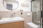 Badezimmer - Ferienwohnung "Huus Molen" - Top-Hundeurlaub
