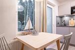 Küche / Küchenzeile - Ferienwohnung "Huus Molen" - Top-Hundeurlaub
