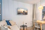 Wohnzimmer - Ferienwohnung "Huus Molen" - Top-Hundeurlaub