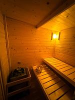Sauna im Ferienhaus Liten Päronträdgård in Skåne - Liten Päronträdgård - Top-Hundeurlaub