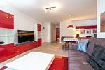 Wohnzimmer - Apartment Seeperle - Top-Hundeurlaub