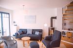 Wohnzimmer - Wiesenstraße 21a Haus Zum Kranich - Top-Hundeurlaub