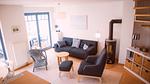 Wohnzimmer - Wiesenstraße 21a Haus Zum Kranich - Top-Hundeurlaub