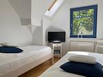 Schlafzimmer - Wiesenstraße 21a Haus Zum Kranich - Top-Hundeurlaub