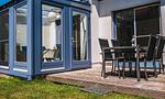 Terrasse - Wiesenstraße 21a Haus Zum Kranich - Top-Hundeurlaub