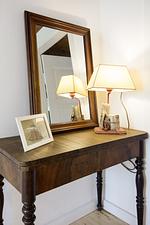 Schlafzimmer - Ferienwohnung Kuhstall Hasselberg - Top-Hundeurlaub