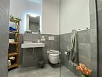 Badezimmer - Ferienwohnung Meerzeit Parkvillen 11 Carlota und Candela Baabe - Top-Hundeurlaub
