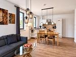 Küche / Küchenzeile - Ferienwohnung Meerzeit Parkvillen 11 Carlota und Candela Baabe - Top-Hundeurlaub