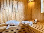 Sauna - Ferienhaus Inselliebe 02 Feriendorf Klein Stresow Rügen - Top-Hundeurlaub