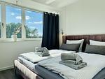 Schlafzimmer - Ferienwohnung FischerLoft im Haus Hiddensee Prora - Top-Hundeurlaub