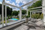 Terrasse - Ferienwohnung Spa Penthouse in der Villa Amalie Binz - Top-Hundeurlaub