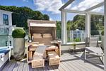 Terrasse - Ferienwohnung Spa Penthouse in der Villa Amalie Binz - Top-Hundeurlaub