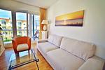 Wohnzimmer - Ferienwohnung Binzer Strandgut 36 im Haus Jahreszeiten Binz - Top-Hundeurlaub